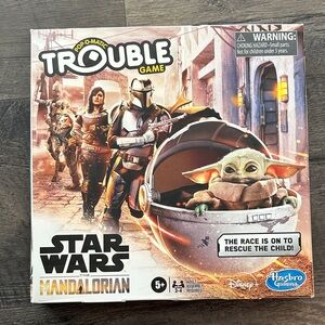 Hasbro Star Wars Mandalorian Trouble Pop-o-Matic Family Board Game